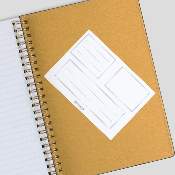 A5 SIZE PU LEATHER SOFTCOVER 2 NOTEBOOKS - Picture 4 of 8